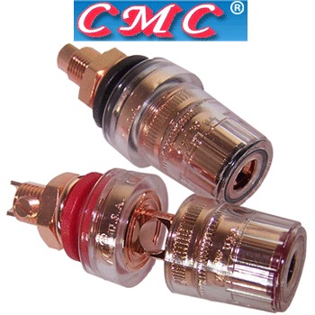 CMC-858-M-PCUR: CMC Red Copper-plated, medium binding posts