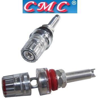 CMC-858-L-AG: CMC Silver-plated, long binding posts