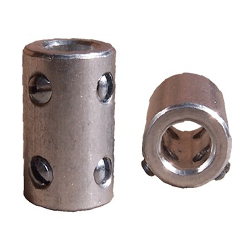 Shaft Coupler, for 6 - 6.35mm diameter shafts