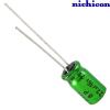 UES1C220MEM: 22uF 16Vdc Nichicon ES type Electrolytic Bipolar Capacitor