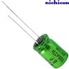 UES1E101MPM: 100uF 25Vdc Nichicon ES type Electrolytic Capacitor