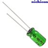 UES1H4R7MEM: 4.7uF 50Vdc Nichicon ES type Electrolytic Bipolar Capacitor