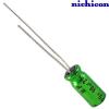 UES1E100MDM: 10uF 25Vdc Nichicon ES type Electrolytic Bipolar Capacitor